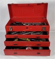 Kennedy Metal Tool Box W/ Tools