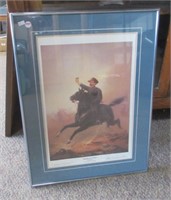 Framed & Double Matted "Sheridan's Ride" on