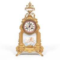 French Mantel Clock, ca. 1900