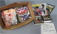 Assorted magazines that includes Dale Earnhardt,