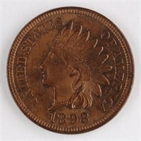 1898 US INDIAN HEAD ONE CENT COIN