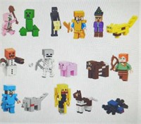 Minecraft 3D Lego style building blocks set