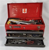 Stack-on Tool Box W/ Assorted Tools