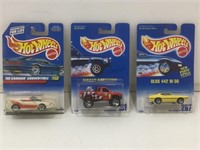 Die cast cars. Assorted Hot wheels