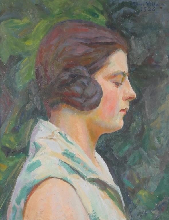 PIERRE VILLAIN, 1926 PORTRAIT OF A WOMAN