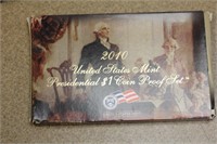 2010 Presidential $1.00 Coin Set