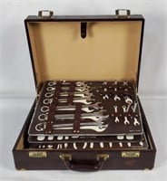 Case W/ Tools, Combo Wrenches Etc.