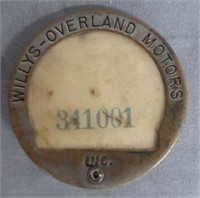Willy's Overland Motors Inc. #341001.