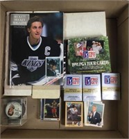 Assorted Sports Cards, Golf, Hockey