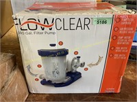 Bestway FlowClear 2,500gallon filter pump(used)