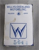 Willy's Overland Toledo, OH Metal Clip #5641.
