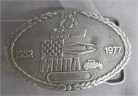 25th Auto Rama Blank 1952-1977 Belt Buckle.