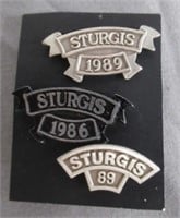 Sturgis pins. (3) Different Styles.