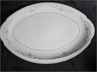 Vintage Meito oval Platter 16" Fine China Japan