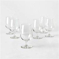 16oz 6pk Glass Shoreham Goblets - Threshold