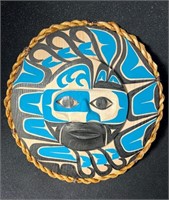 West Coast Native Moon Mask with Wind and Tide Spi