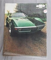 1971 Corvette Stingray Brochure. Original.