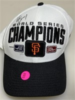 San Francisco giants autographed hat