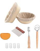 ($59) Bread Proofing Basket Set Of 2 Round and