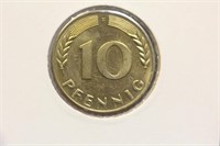1972 Ten Pfennig