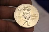 Panama 5 Balboas Sterling Silver Coin