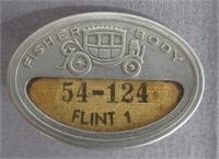 Fisher Body 54-124 Flint 1. Original. Vintage.