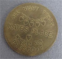 2-Sided All Night Token Kate's Place Whiskey Run