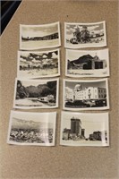 Lot of 8 Black and White miniature Photographs