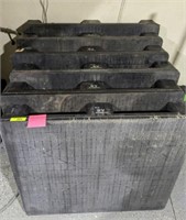 GROUP OF PLASTIC PALLETS