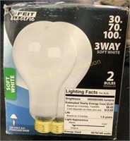 Feit Electric 3-Way Bulbs 30W/70W/100W A21