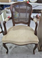 upholstered wood chair