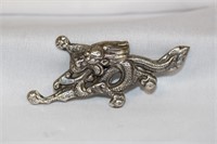 A Chinese/Asian Sterling Brooch