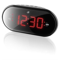 GPX Dual Alarm Clock Radio - Black (C253B)