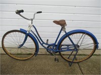 Bike-Royal Blue with Brown Spring Sat. Iver