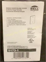 Bell Outdoor Single Gang Blank Cover
