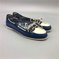 Sperry Top Sider Women's Boat Shoes 6.5 Blue White