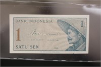 1964 Bank of Indonesia 1 Satu Note