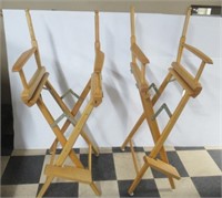 (2) High Top Director Chairs.