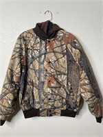 Vintage 90s Skyline Camouflage Hoodie Jacket