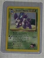 Pokemon Giovanni's Nidorino 45/132 Gym Challenge