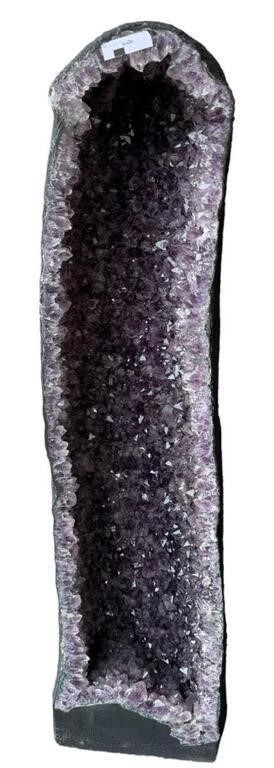 LARGE AMETHYST CATHEDRAL WITH NICE DEEP PURPLE