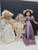 3 Large Dolls 21' to 23' high