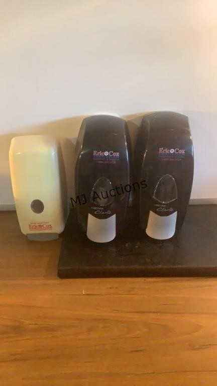 (3) Soap/Sanitizer Dispensers