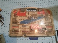 RYOBI DRILL ACCESSORY SET IN CARRYING CASE