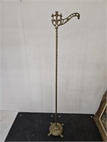 Antique Cast Iron Base Floor Lamp BASE ONLY  55"