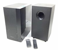 (2pc) Samsung & Wohome Subwoofers With Remotes