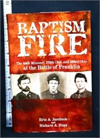 1st edition signed Baptism Of Fire hardback book