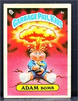 1985 Garbage Pail Kids Adam Bomb card