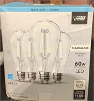 3pk Feit Electric 60W LED Bulbs Clear