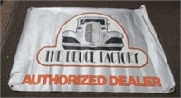 Duce Factory Authorized Dealer Banner. Vintage.